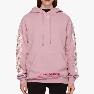 2013 Main Event Off-Label Pink Global Warming Virgil Abloh Hoodie Large